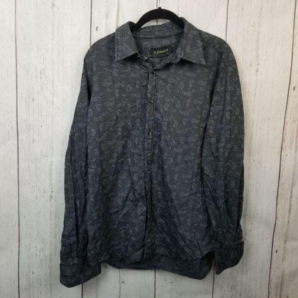 J. Campbell Long Sleeve Button Up Shirts Large